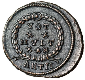Constantius II "VOT XX MVLT XXX im Kranz" Auswahl neuwertig - Bild 1 von 5