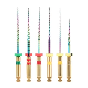 6 piezas AZDENT Dental Endodoncia Giratoria M3 Arco Iris Limas NITI Motor Uso 25 mm Archivo - Imagen 1 de 18