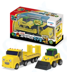 Tayo The Little Bus Friends Toy Special Double Set 2nd Version – Bucket & Mac - Picture 1 of 3