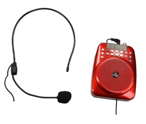 Microfono amplificador audio con altavoz 10w, portatil, presentaciones, guias - Imagen 1 de 1