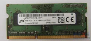 micron 4GB PC3-14900 DDR3-1866MHz non-ECC Unbuffered CL13 SoDimm - MT8KTF51264HZ - Picture 1 of 1