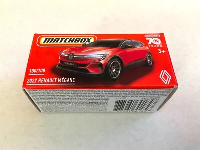 Matchbox 2022 RENAULT MEGANE - 2023 #100/100 - Rojo - CAJA SELLADA - 70 años Foto 1 de 4