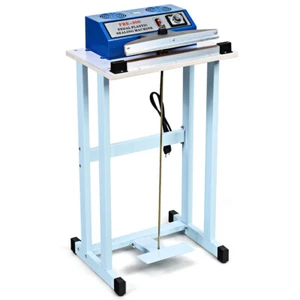 12" Foot Pedal Impulse Sealer Heat Commerce Plastic Bag Sealing Machine w/Cutter - Picture 1 of 6