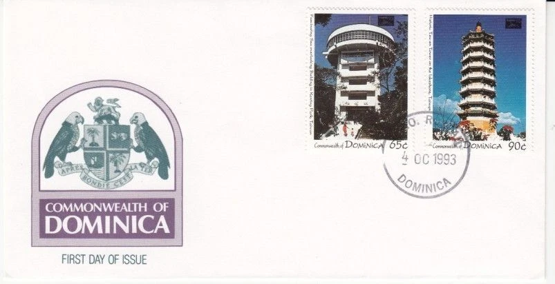Dominica - Taipei '93, Taiwan (1no. PO FDC) 1994 - Image 1 of 1