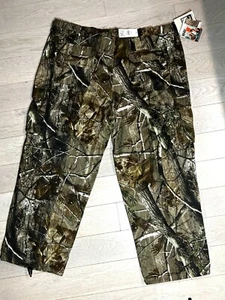 Walls Men's 2XL Realtree Whispersoft Hunting Cargo Camo Pants 100% Cotton - Picture 1 of 10