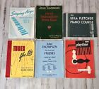 LOT Of 6 Piano Books Sheet Music Vintage