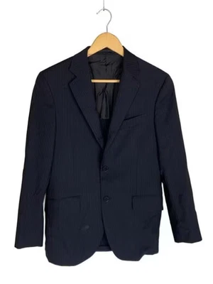 BOGLIOLI/Tailored Jacket/Size 44/Wool/Navy/Striped - Image 1 of 4
