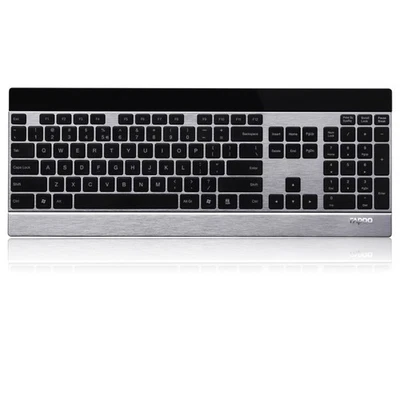Rapoo Tastatur kabellos QWERTZ DE Layout Wireless 5 GHz Funk Keyboard Ultra slim - Bild 1 von 4