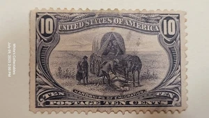 Scott # 290 10c Trans-Mississippi Esposizione Difficoltà di Immigrazione 1898 Usato - Foto 1 di 2