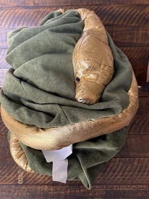 Pottery Barn Teen Large Harry Potter™ Nagini™ Velvet Bean Bag Chair Cover New OB - Image 1 of 4