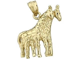 Colgante dos jirafas oro 14K - Imagen 1 de 6