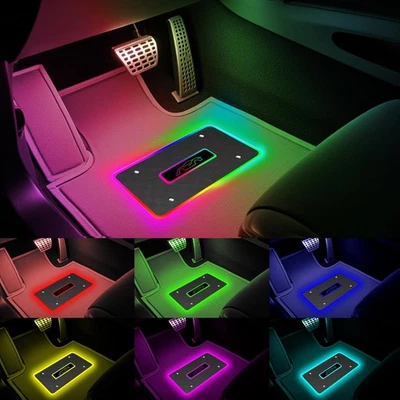 Car LED Lights for Floor Mats, Interior Car LED Strip Lights with App Control... - Image 1 of 4