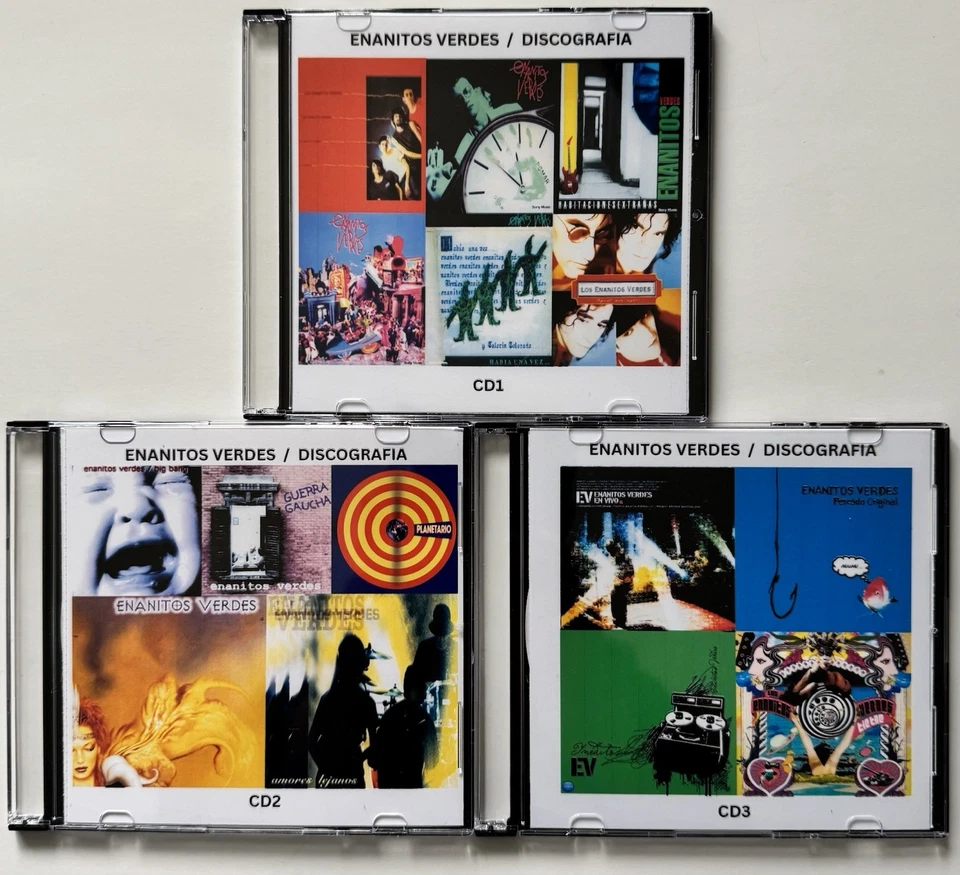 ENANITOS VERDES - 3xCD 15 Albums Slim Case MP3 Audio EX - Image 1 of 4