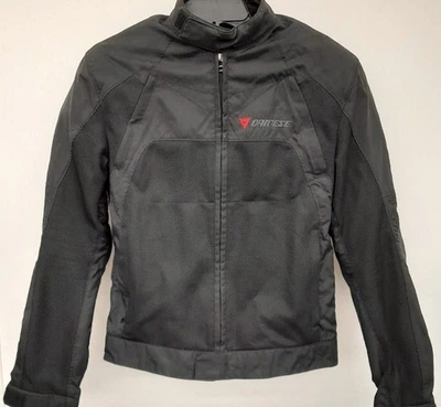 Chaqueta de motociclismo Dainese Superleggera armadura malla negra cremallera completa 46 Foto 1 de 4
