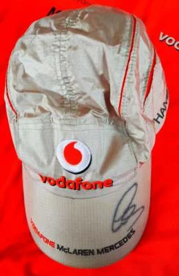 Lewis Hamilton F1, McLaren Mercedes 7X World Champion signed baseball cap ROOKIE - Image 1 of 4