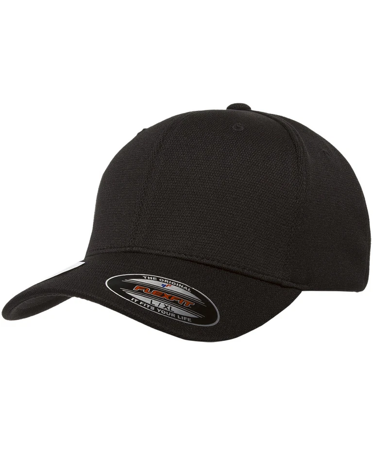 Paquete de 5 gorras deportivas Flexfit 6597 adultos 6 paneles estructuradas perfil medio frescas y secas Foto 1 de 1