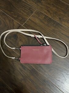 Emma Leather iPhone 7/8 & 7/8 Plus Crossbody Case in Pink/Mauve