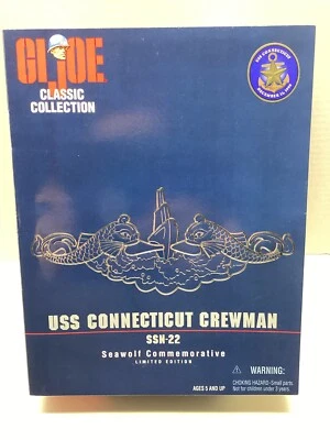 Kenner 1998 特种部队经典 USS 康涅狄格州 Crewman SSN-22 可动人偶 全新 — 第 1/4 张图片