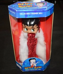 Betty Boop Red Sparkle Dress Fashion Collector Doll By Precious Kids NOS ~ UT3 - Picture 1 of 9