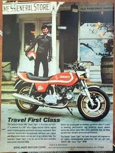 1976 Ducati 900 Super Tiger V Twin Print Ad - Imagen 1 de 1