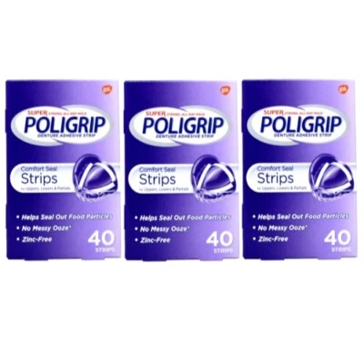 TIRAS DE SELLADO POLI GRIP COMFORT 40EA (Pack de 3) Foto 1 de 4