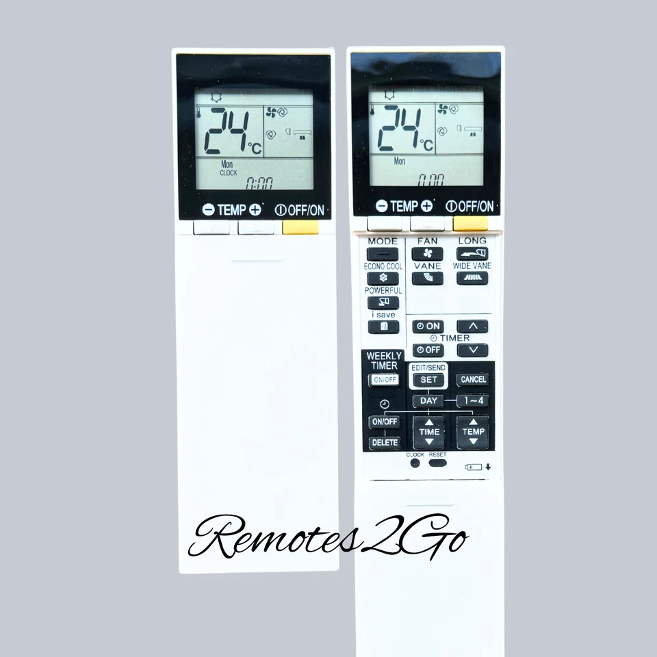 Mitsubishi Electric A/C Remote Control SG15D, SG15E, SG15G, SG17B, SG18B, SG18D - image 1 of 1