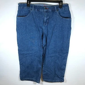 Smith's Dungarees Women's 16 Blue Capri Jeans Pants - Picture 1 of 10