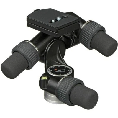 Manfrotto 405 3-Way, Geared Pan-and-Tilt Head with 410PL Quick Release Plate - Image 1 of 4