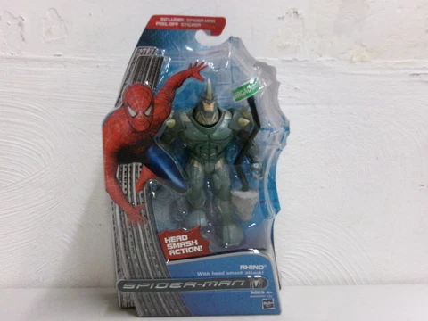 HASBRO - MARVEL - 2007 - SPIDER MAN  - RHINO - NEW #34 Cover