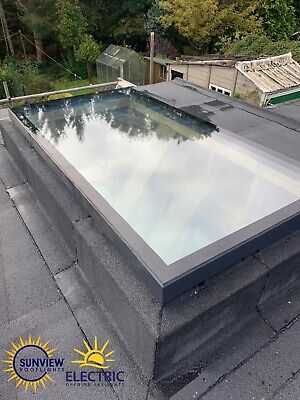 Skylight Rooflight Flat Roof Ali Frame Triple Glaze 10.8mm LAMINATED 1m X 1.2m • 682.05€