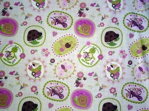 Hilco Garten Liebe Käfer Popeline Baumwolle Meterware Baumwollstoff Webware - Bild 1 von 2