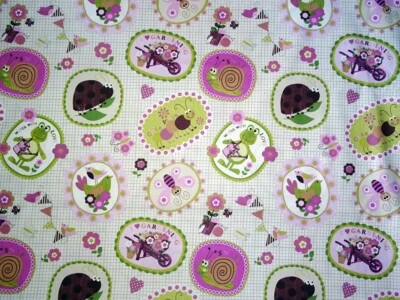 Hilco Garten Liebe Käfer Popeline Baumwolle Meterware Baumwollstoff Webware - Bild 1 von 2