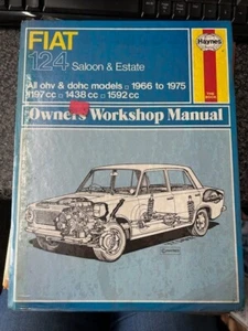 HAYNES MANUAL 080 - FIAT 124 - 1966 TO 1975 - Picture 1 of 2