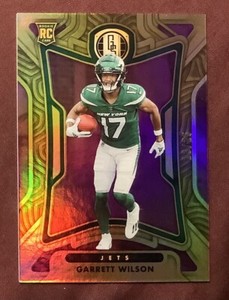 2022 Gold Standard Garrett Wilson #111 Rose Gold Rookie #13/25 Jets