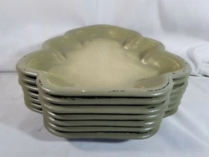 Lot Of 7 Creative Co-Op Decorative Tray Wood Tree Shaped,,Sage - Picture 1 of 6
