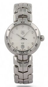 Ladies TAG Heuer LINK 100m Bracelet Watch VS1 Diamond Dial 29mm - WAT1411.BA0954