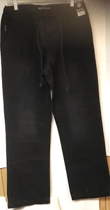 BLACK JEANS FOR MEN COTTON DRAWSTRING NEW WITH TAG ASSORTED SIZES - Picture 1 of 3