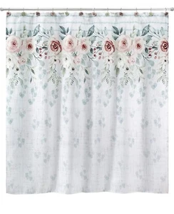 Avanti Spring Garden Print Collection Shower Curtain - Picture 1 of 3