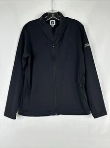 Footjoy Performance Golf Titleist Full Zip Jacket Womens Size L Black - Picture 1 of 15