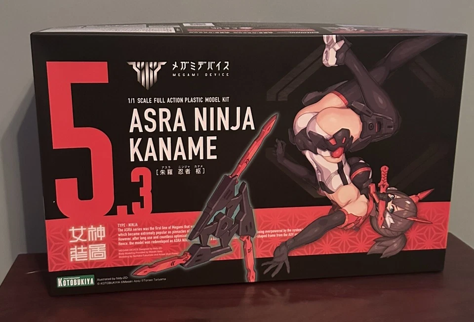 Dispositivo Kotobukiya Megami Asra Ninja Kaname Escala Acción Completa Modelo Plástico 🐶 Foto 1 de 4