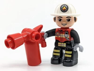 LEGO Duplo: Figura de bombero con extintor de incendios Foto 1 de 4