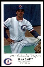 1984 Columbus Clippers Police Brian Dayett (D) Columbus Clippers #NNO