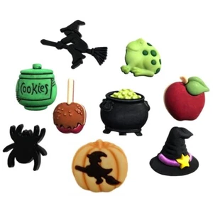 Witches Kitchen 4532 - Buttons Galore - Halloween Variety - Craft Sewing Scrap - Picture 1 of 2