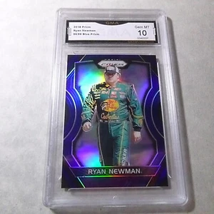 RYAN NEWMAN 2018 PRIZM BLUE PRIZM RACING # 10 SERIAL 96/99 GRADED 10  L@@@K - Picture 1 of 2