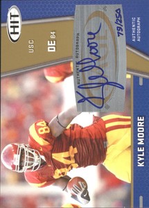 2009 SAGE HIT Autographs Gold #104 Kyle Moore /250