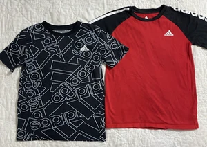 Lot of 2 - Youth adidas Short Sleeve Graphic Shirts, Medium (10-12) - Picture 1 of 3