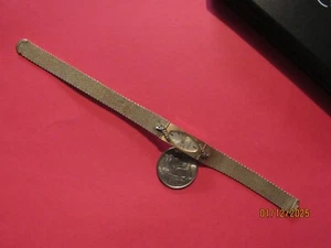 "LONGINES" 14K GOLD DAMENUHR MIT DIAMANTEN - Bild 1 von 4