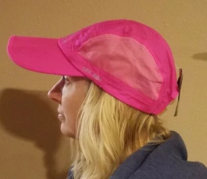 Cap hat collapsible cap UPF 50 + sunshade hat  pink  - Picture 1 of 3