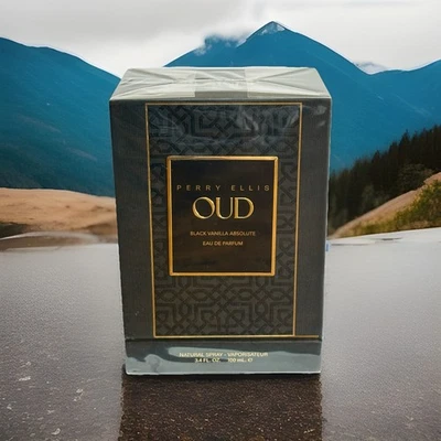 Perry Ellis OUD BLACK VAINILLA ABSOLUT 3,4 oz/100 ml Eau De Parfum UNISEX Spray Foto 1 de 4