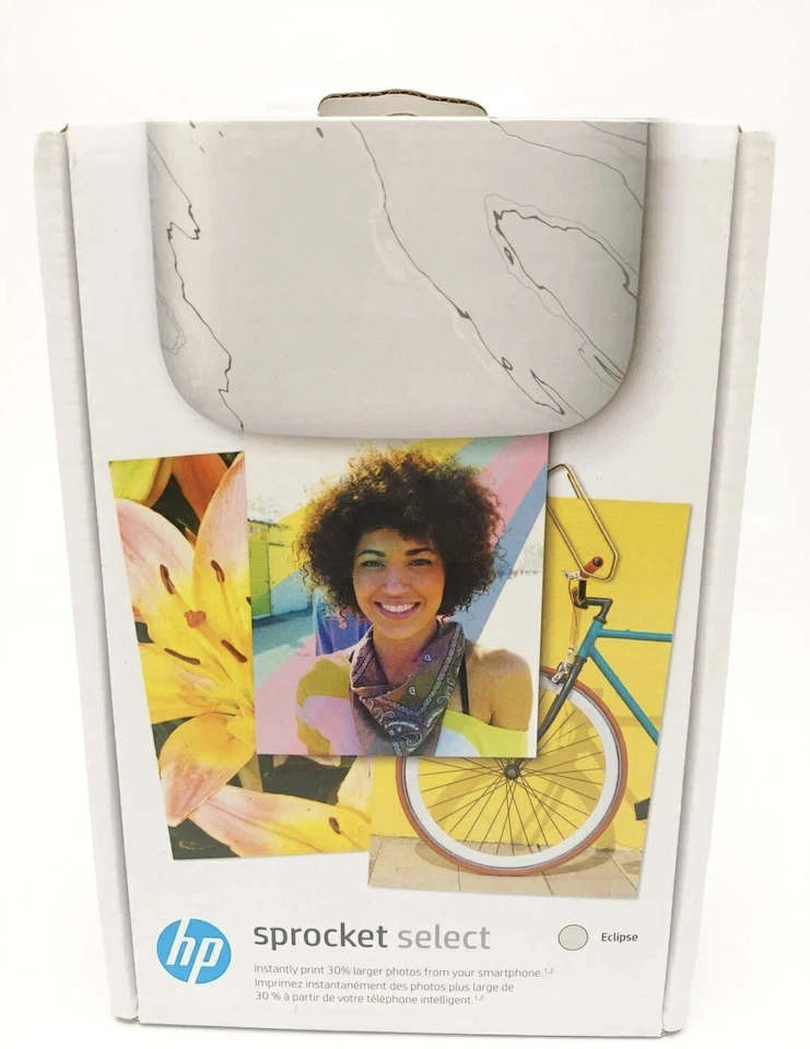 HP Sprocket Select Portable Printer, 2.3x3.4" Instant Photo Printer - Eclipse - Image 1 of 4
